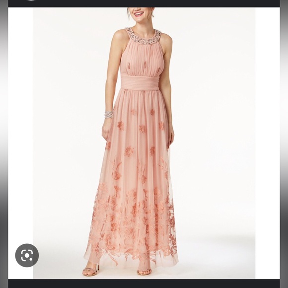 jessica howard pink long dress - Picture 12 of 12